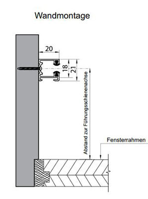 ohne Halter / Wandmontage